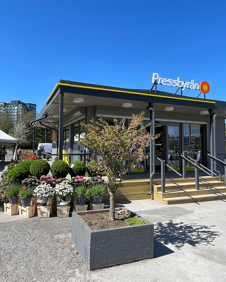 Pressbyrån, Modulhus