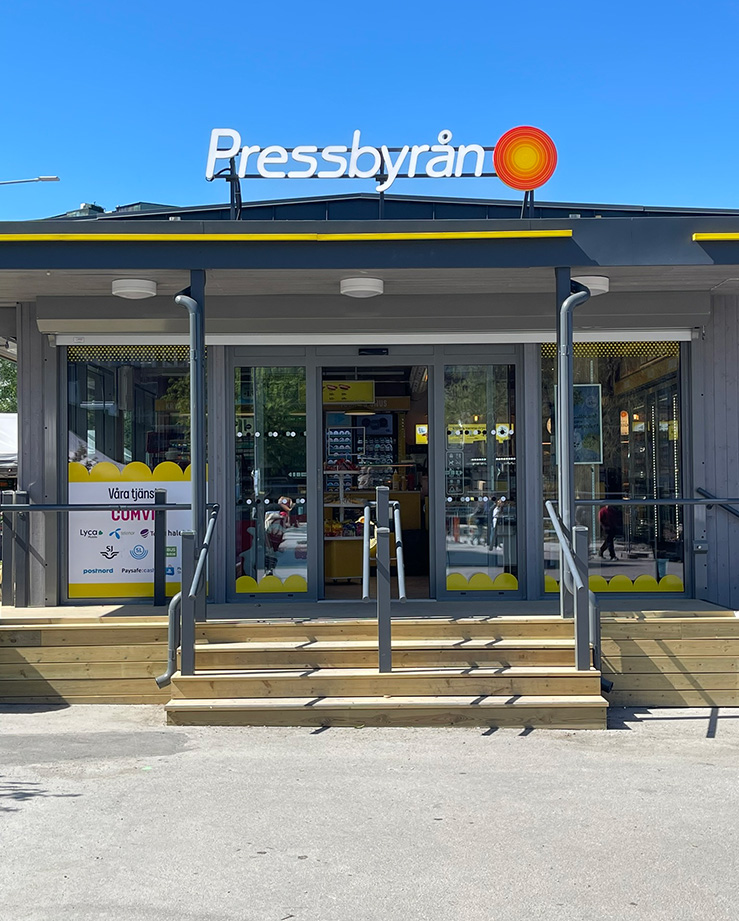 Pressbyrån, Modulhus