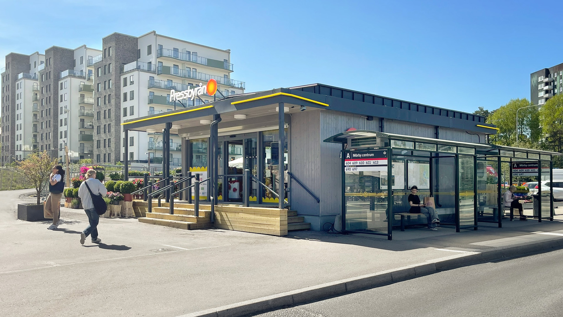 Pressbyrån, Modulhus