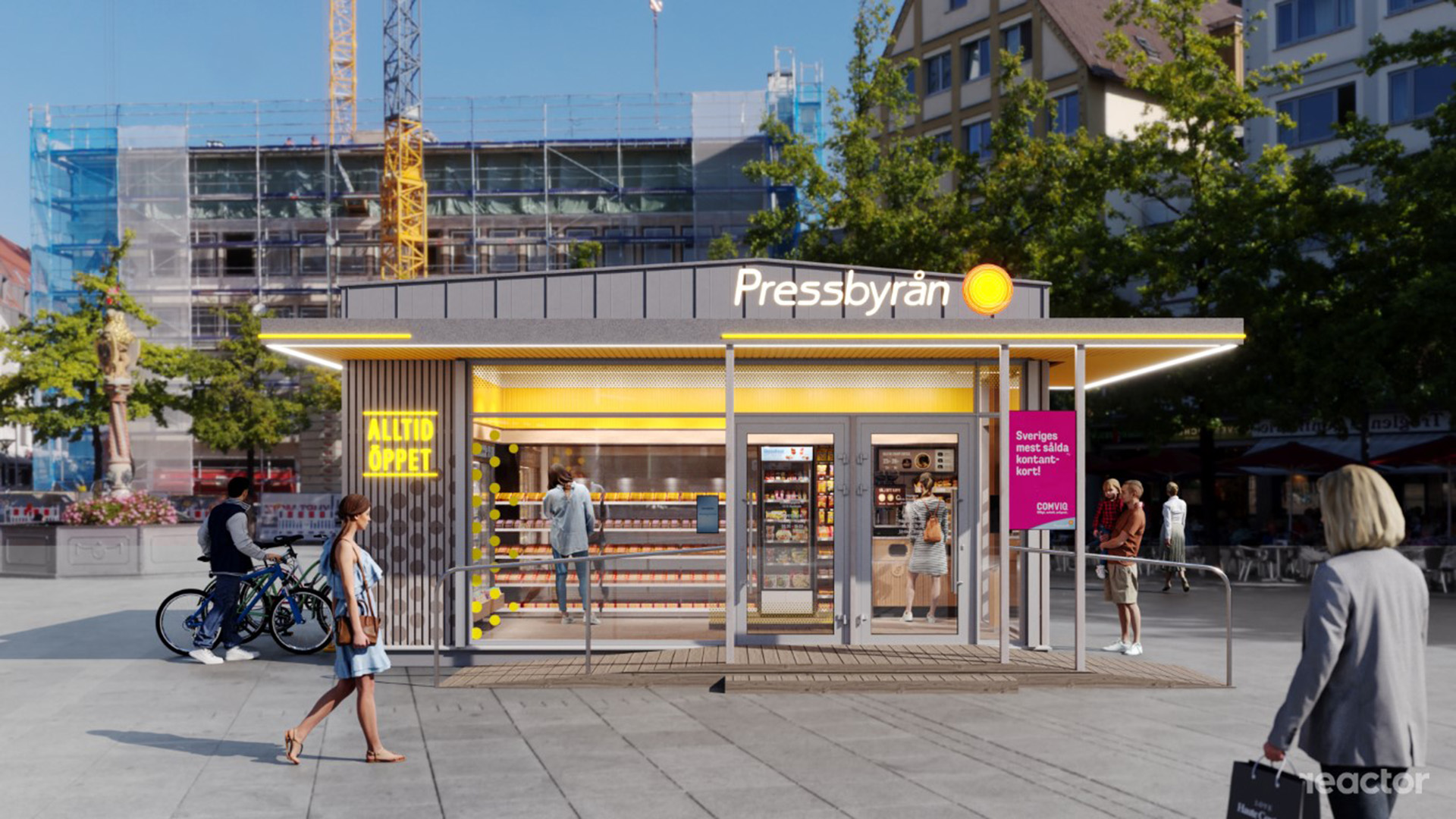 Pressbyrån, Modulhus, Visualisering